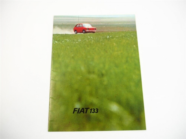 Fiat Seat 133 Car PKW 843 ccm Prospekt Brochure 1974