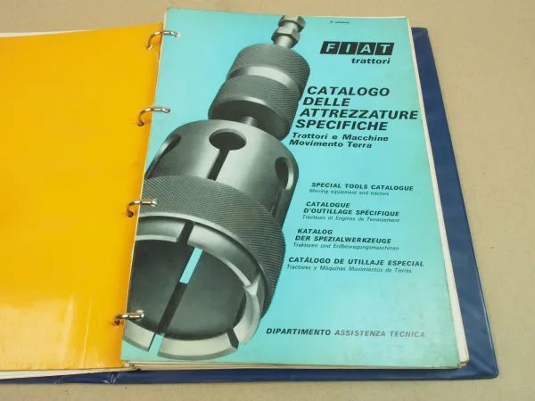 Fiat trattori Werkzeuge + Normalausrüstung Kataloge Catalogue tools equipment 72