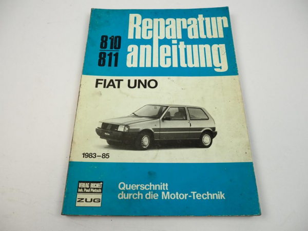Fiat Uno Typ 146 Reparaturanlietung Werkstatthandbuch 1983 - 1985