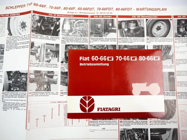 Fiatagri Fiat 60-66 70-66 80-66 F Obst Betriebsanleitung Bedienungsanleitung 89