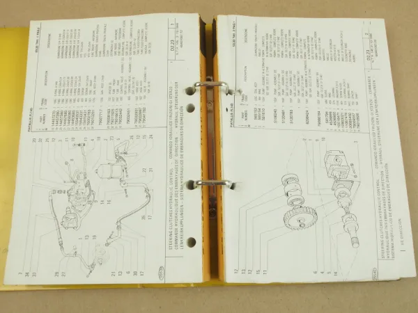 FiatAllis FL14D Laderaupe Dozer Ersatzteilliste Parts Catalog Parti ricambio 86
