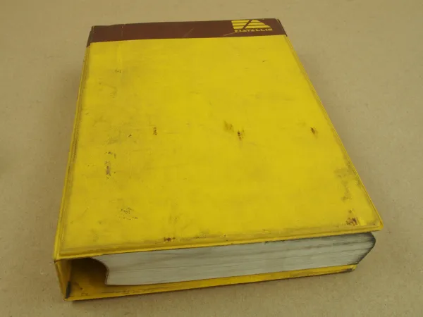 FiatAllis FL14D Laderaupe Ersatzteilliste Parts Catalog Parti ricambio 1986