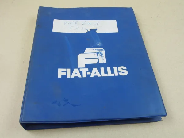 FiatAllis FR20 Ersatzteilliste Parts Catalog List Wheel Loader 1980 in englisch