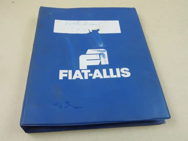 FiatAllis FR20 Radlader Ersatzteilliste Parts Catalog List Wheel Loader 1980