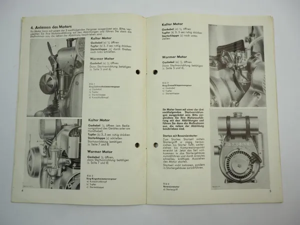 Fichtel Sachs Stamo 100 Motor Betriebsanleitung Handbuch Bedienungsanleitung