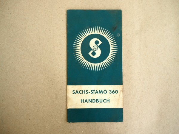 Fichtel Sachs Stamo 360 Handbuch Bedienungsanweisung Bedienungsanleitung 1955