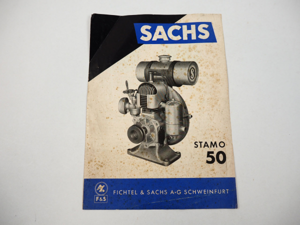 Fichtel Sachs Stamo 50 Prospekt 1954