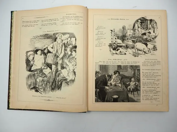 Fliegende Blätter Band 121 Nr. 3075 - 3100 München Verlag Braun & Schneider 1904