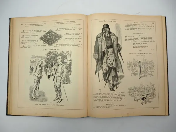 Fliegende Blätter Band 121 Nr. 3075 - 3100 München Verlag Braun & Schneider 1904