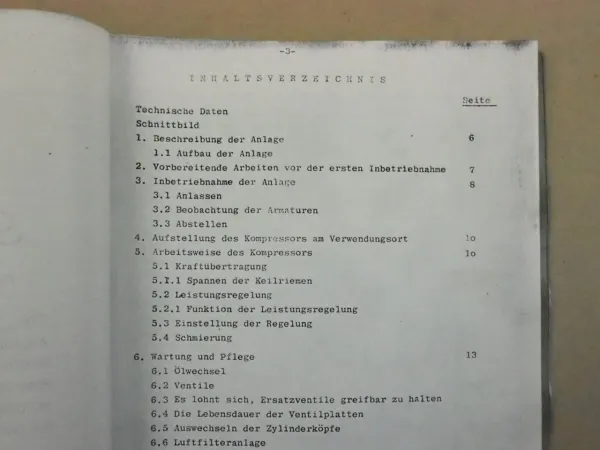 Flottmann Flottair 24DS 30DS Kompressor Bedienungsanweisung Ersatzteilliste