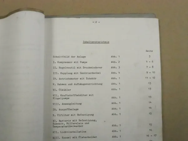 Flottmann Rotoflott 170 Kompressor Ersatzteilkatalog