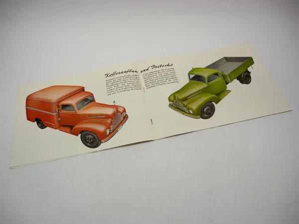 Ford 1,5 - 2 T BB Spezial FK Serie Prospekt Technische Daten ca. 1955er Jahre