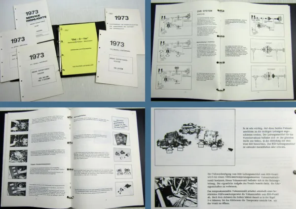 Ford 1973 US-Modelleinführung Schulung Abgasentgiftungsanlage EGR DVB ESC TRS