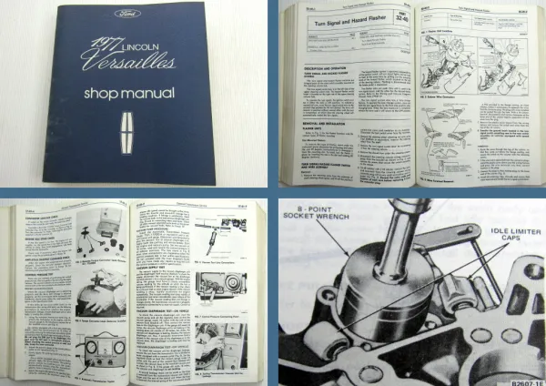 Ford 1977 Lincoln Versailles Shop Manual 03/1977