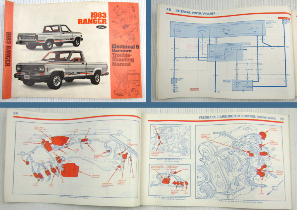 Ford 1983 Ranger Electrical and Vacuum Troubleshooting Manual Elektrik