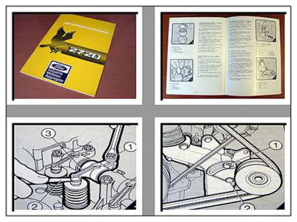 Ford 2722 bis 2728 Dieselmotoren Betriebsanleitung 1987