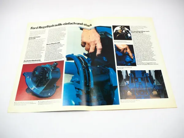 Ford 4100 4600 Traktor Prospekt Technische Daten Beschreibung 12/1977