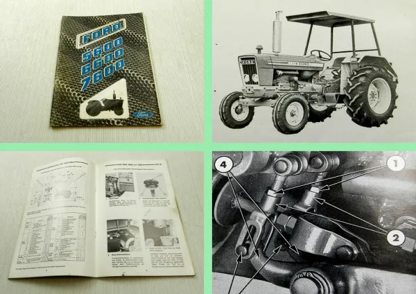 Ford 5600 6600 7600 Traktor Bedienungsanleitung Betriebsanleitung 04/1976