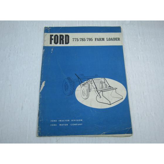 Ford 775 785 795 Lader Dexta Super Major Betriebsanleitung Ersatzteilliste 1965
