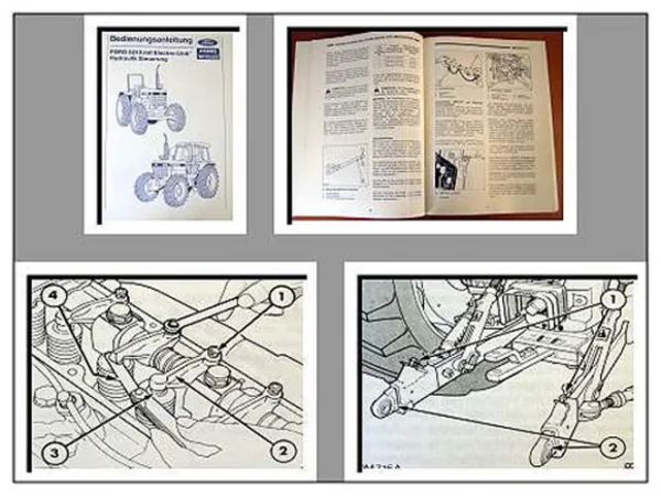 Ford 8210 Traktor Betriebsanleitung Bedienungsanleitung 1988