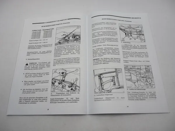 Ford 8210 Traktor Betriebsanleitung Bedienungsanleitung 1988