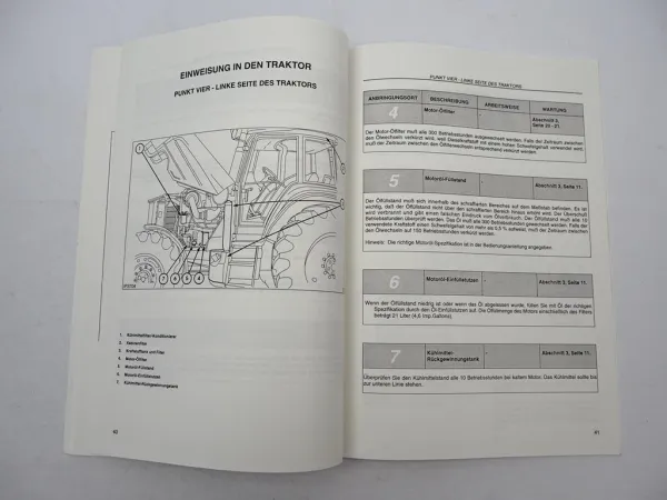 Ford 8670 - 8970 Fiatagri G 170 190 210 240 Traktor Techn. Einweisung Handbuch