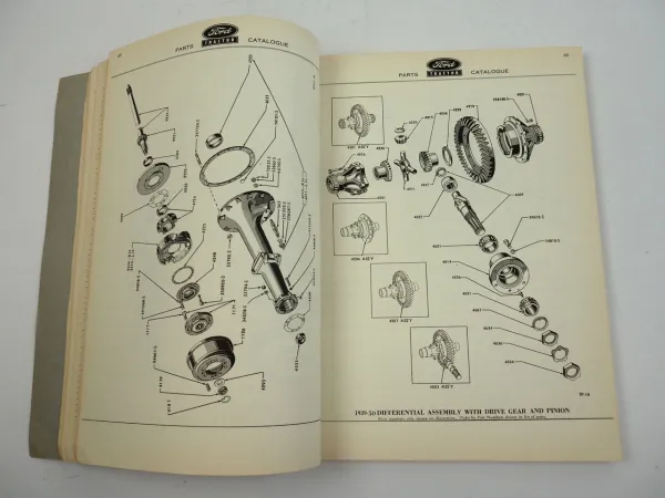 Ford 9N 9NAN 2N 2NAN 8N 8NAN Tractor Parts Catalogue List 1939 thru 1950