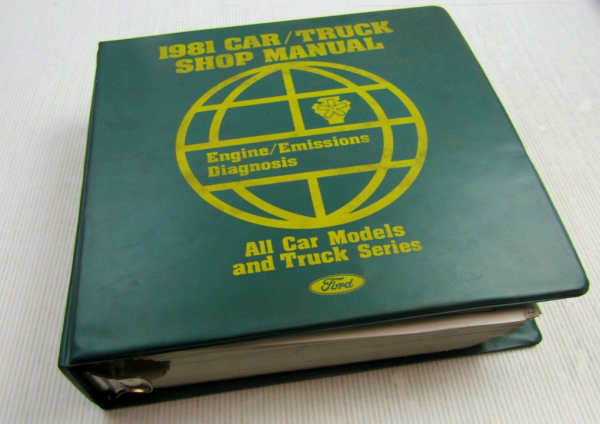Ford All Car Models / Truck Series Shop Manual Engine Emission Diagnosis 1980