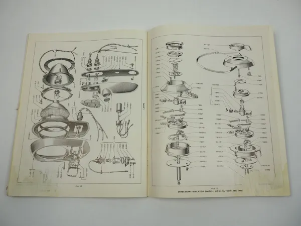 Ford Anglia Perfect Ersatzteilliste Spare Parts List 1953 Dagenham England