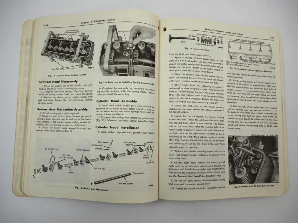 Ford Car and Thunderbird Shop Manual 1957 Repair Manual Maintenance