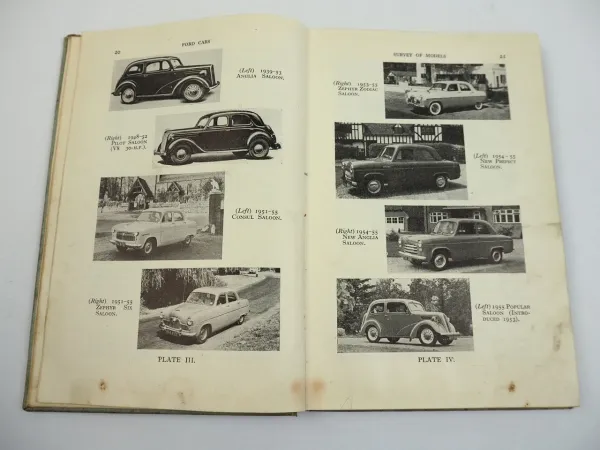 Ford Cars Maintenance and Repair Book Models from 1934, Edition 1957