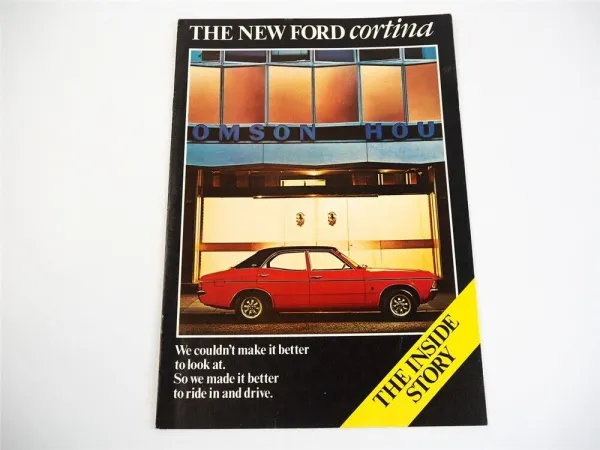 Ford Cortina MK III Car PKW Prospekt Brochure 1973