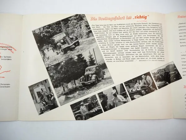 Ford Dreitage Mittelgebirgsfahrt 1937 Geländetest Bayrischer Wald Fichtelgebirge