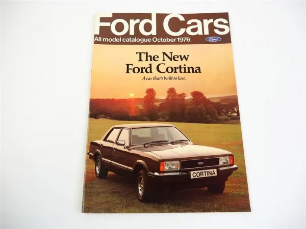 Ford Escort Cortina Capri Granada Prospekt Brochure Price Guide 1976