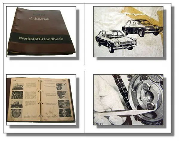 Ford Escort Werkstatthandbuch ca. 1968