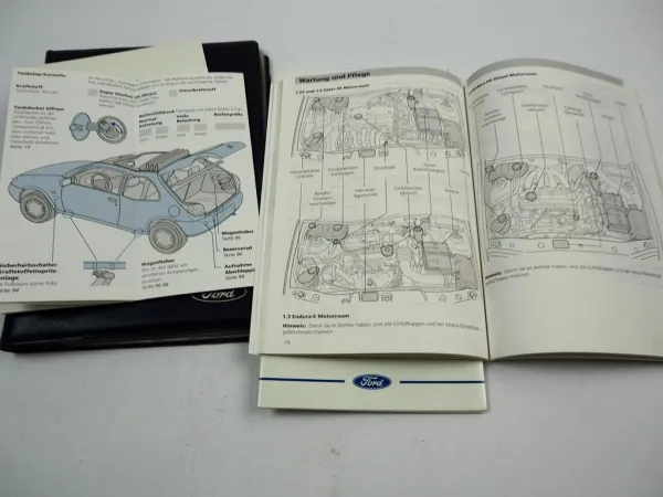 Ford Fiesta Mk4 1997 Betriebsanleitung Bedienungsanleitung Bordmappe