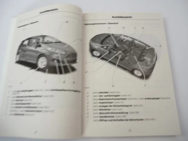 Ford Fiesta Mk7 Betriebsanleitung Bedienungsanleitung 12/2014 Bordbuch deutsch