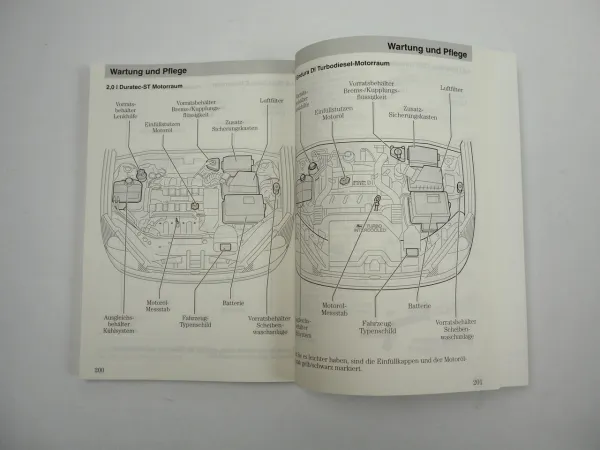 Ford Focus Betriebsanleitung Bedienungsanleitung 1/2002 Bordbuch