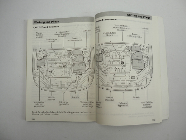 Ford Focus Betriebsanleitung Bedienungsanleitung 4/2002 Bordbuch