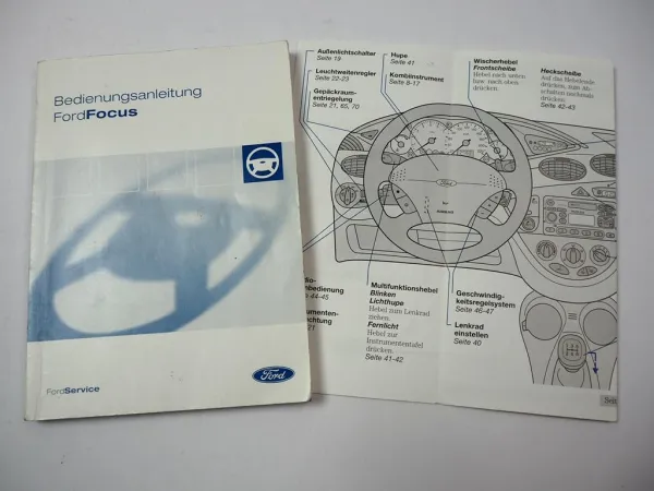 Ford Focus Mk1 / Focus Turnier Betriebsanleitung Bedienungsanleitung 1/ 2004