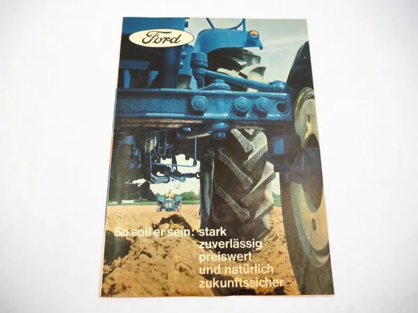 Ford Fordson Dexta Special Super Dexta Major Schlepper Prospekt 1950er Jahre