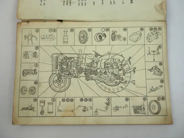 Ford Fordson Super Major Ersatzteilliste Spare Parts List 1960