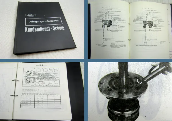 Ford Getriebe Abgasanlage bei USA Modellen Schulung Training Service 1970er