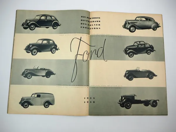 Ford im Bild Firmenzeitschrift Nr. 1/2 Jahrgang 1939 Köln