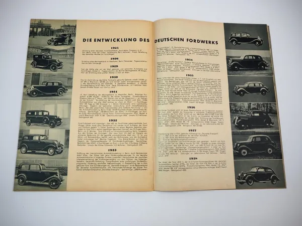 Ford im Bild Firmenzeitschrift Nr. 1/2 Jahrgang 1939 Köln