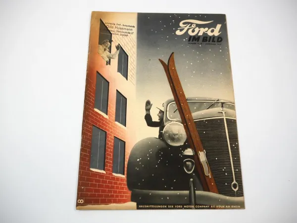 Ford im Bild Firmenzeitschrift Nr. 9/10 Jg 1937 Max Poepel Schmiede Presse Ball