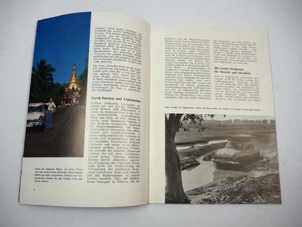 Ford Magazin Extra Zeitschrift Reisebericht Taunus 17M ca. 1960