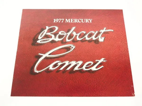 Ford Mercury Bobcat Comet PKW Prospekt Brochure 1977