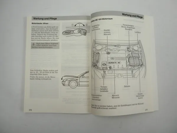 Ford Mondeo Betriebsanleitung Bedienungsanleitung Bordbuch 11/2002