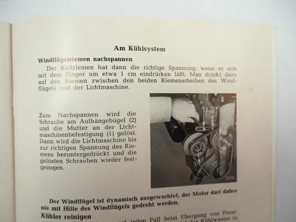 Ford Taunus 12 G13 Bedienungsanleiung Betriebsanleitung 1953